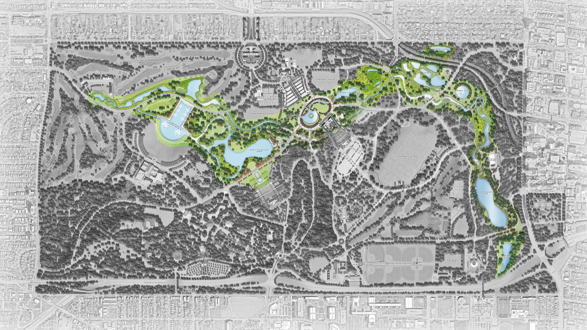 Forest Park Forever eastern waterways project